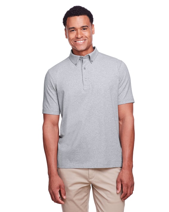 Front view of Men’s Lakeshore Stretch Cotton Performance Polo