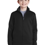 Front view of Youth Sport-Wick® Fleece Full-Zip Jacket