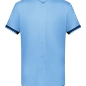 Front view of Full Button Baseball Jersey