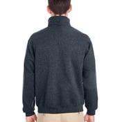 Back view of Adult Super Sweats® NuBlend® Fleece Quarter-Zip Pullover