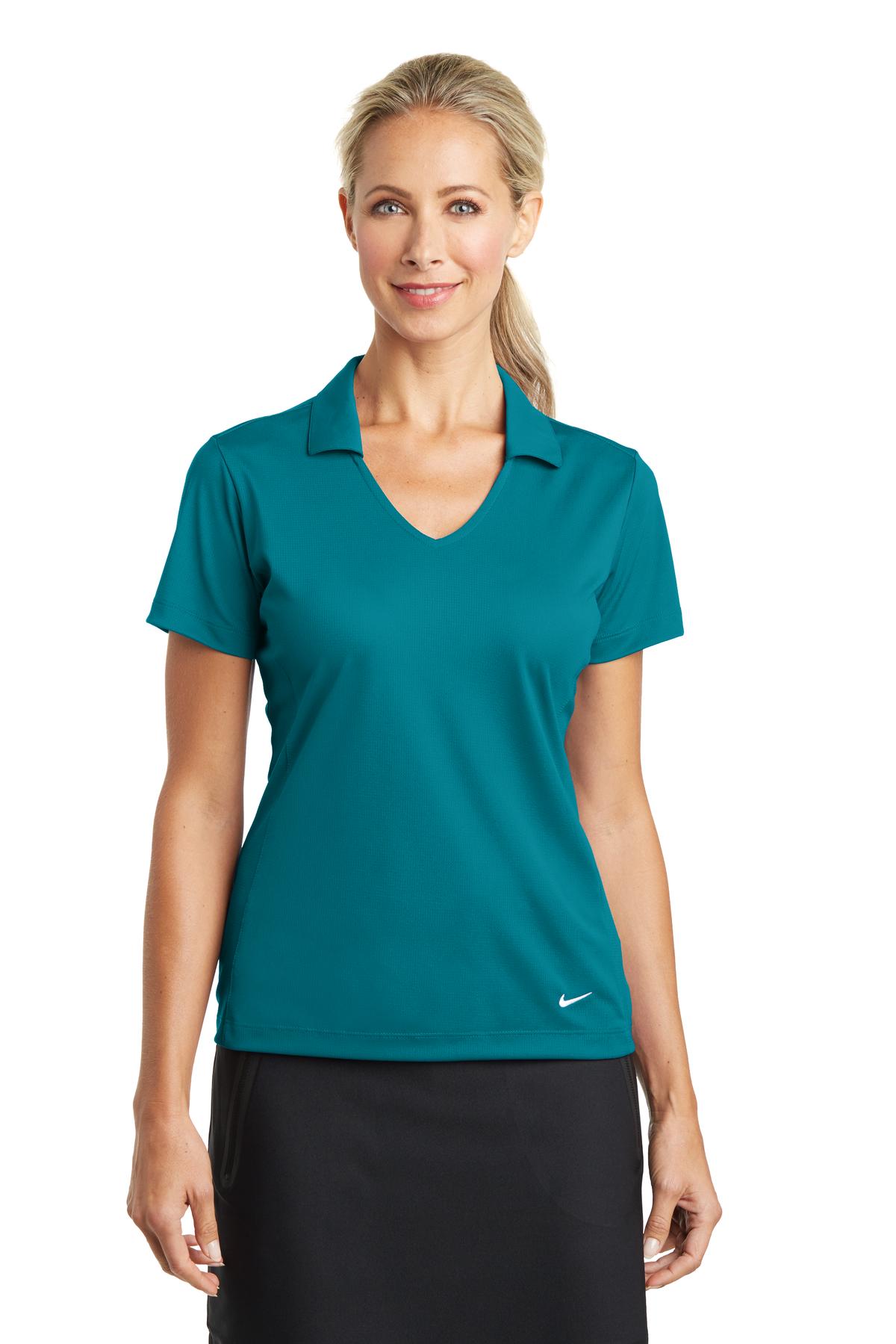 Front view of Women’s Dri-FIT Vertical Mesh Polo
