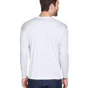 Back view of Cool & Dry Sport Long Sleeve Performance Interlock T-Shirt