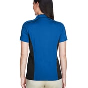 Back view of Ladies’ Eperformance™ Fuse Snag Protection Plus Colorblock Polo