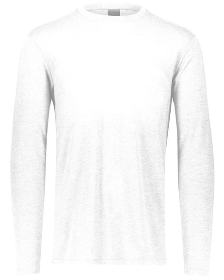 Frontview ofYouth 3.8 Oz., Tri-Blend Long Sleeve T-Shirt