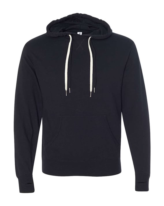 Front view of Midweight French Terry Hooded Sweatshirt