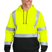 Front view of ANSI 107 Class 3 Heavy-Duty Fleece Pullover Hoodie