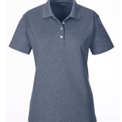 Front view of Women’s Heathered Pique Polo