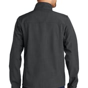 Back view of Shaded Crosshatch Soft Shell Jacket