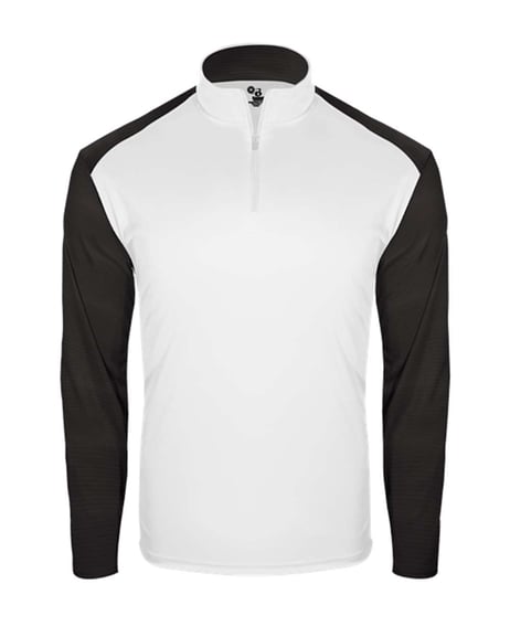 Side view of Youth Breakout Quarter-Zip Pullover
