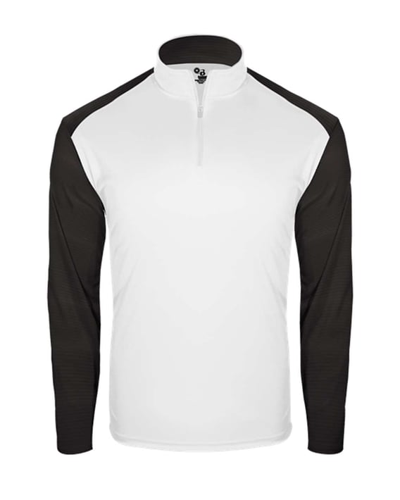 Side view of Youth Breakout Quarter-Zip Pullover
