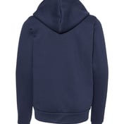 Back view of Youth Sponge Fleece Full-Zip Hoodie