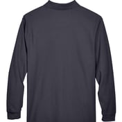 Back view of Pima Piquéé Long Sleeve Polo