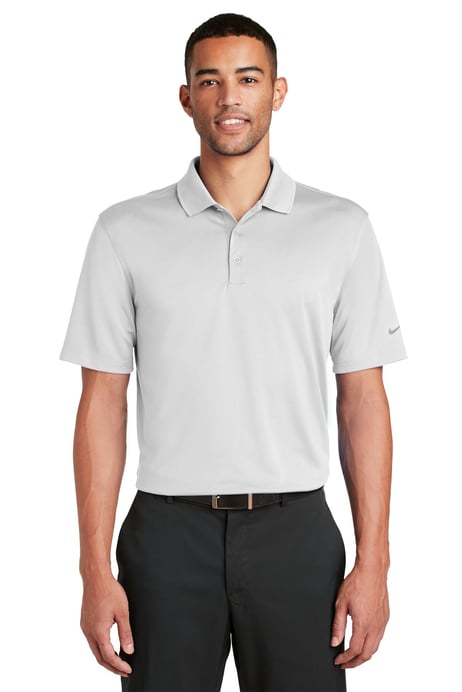 Front view of Dri-FIT Classic Fit Players Polo With Flat Knit Collar