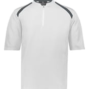 Front view of Youth Clubhouse Short Sleeve Quarter-Zip Pullover