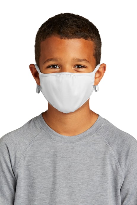 Front view of Youth PosiCharge&reg; Competitor&trade; Face Mask (5 Pack)