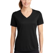 Front view of Women’s PosiCharge® RacerMesh® V-Neck Tee