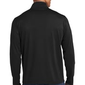 Back view of Sport-Wick® Stretch Contrast Full-Zip Jacket