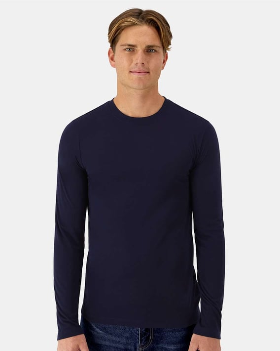 Front view of Cool DRI® Cotton Touch Long Sleeve T-Shirt