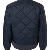 Back view of Diamond Quilted Jacket