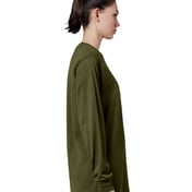 Side view of Heavyweight Long Sleeve T-Shirt