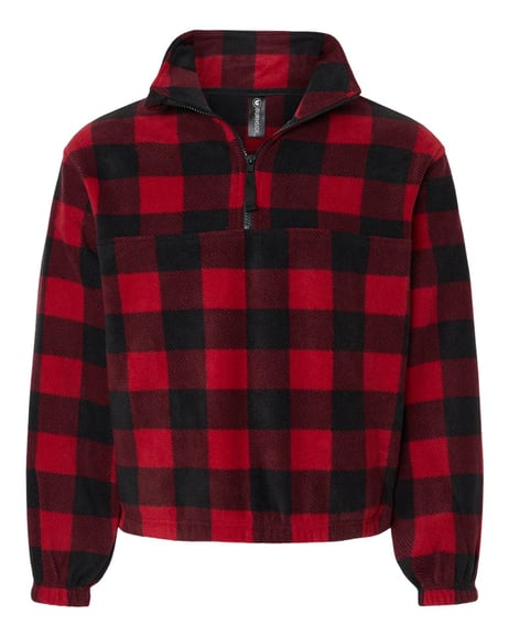Front view of Polar Fleece Quarter-Zip Pullover