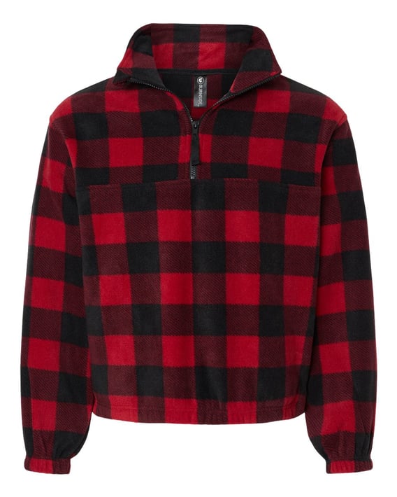 Front view of Polar Fleece Quarter-Zip Pullover