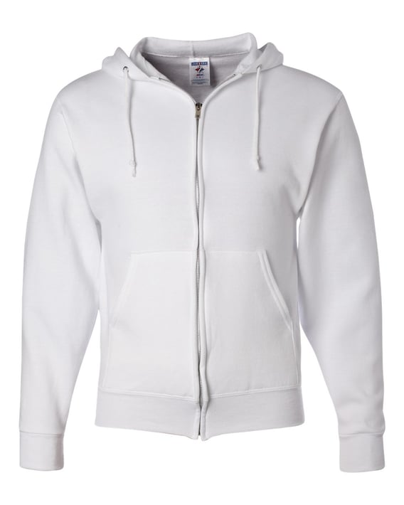 Front view of NuBlend® Full-Zip Hooded Sweatshirt