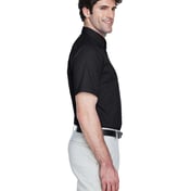 Side view of Tall Optimum Short Sleeve Twill Dress Shirt