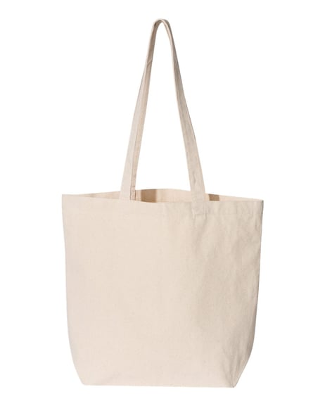 Front view of Large Canvas Tote