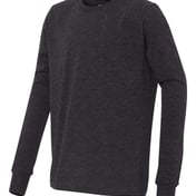 Side view of Youth Triblend Long Sleeve Tee