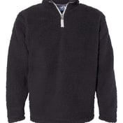 Front view of Sherpa Quarter-Zip Pullover