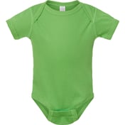 Front view of Infant Baby Rib Bodysuit