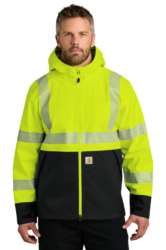 Front view of ANSI 107 Class 3 Storm Defender&reg; Jacket