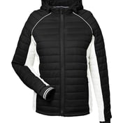 Front view of Women’s Nautical Mile Hooded Puffer Jacket