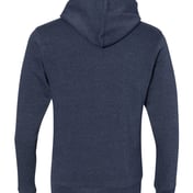Back view of Triblend Fleece Hooded Sweatshirt