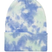 Front view of 12″ Tie-Dyed Knit