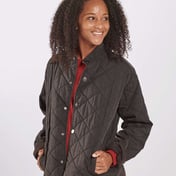 Side view of Women’s Quilted Market Jacket