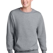 Front view of Core Fleece Crewneck Pocket Sweatshirt