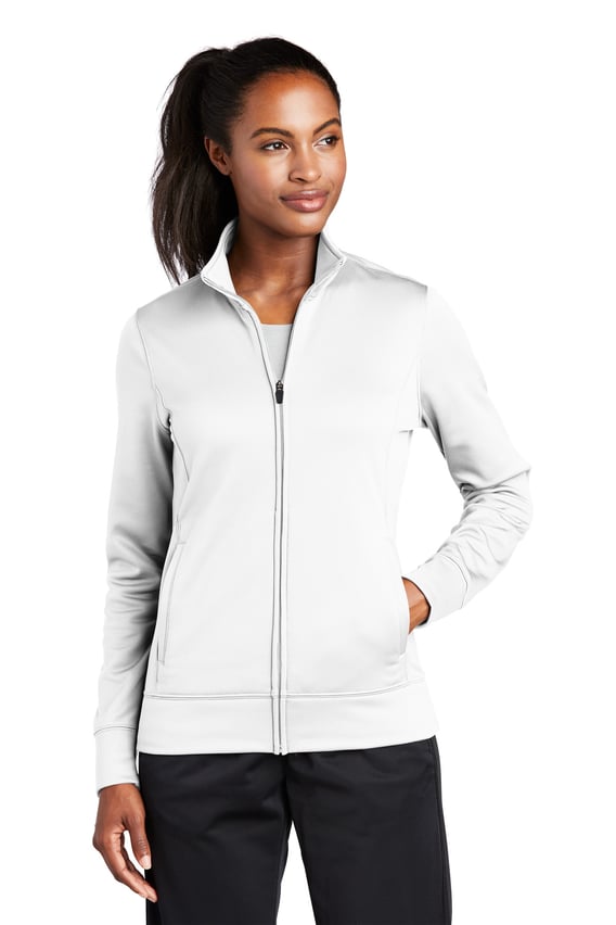 Front view of Women’s Sport-Wick&reg; Fleece Full-Zip Jacket