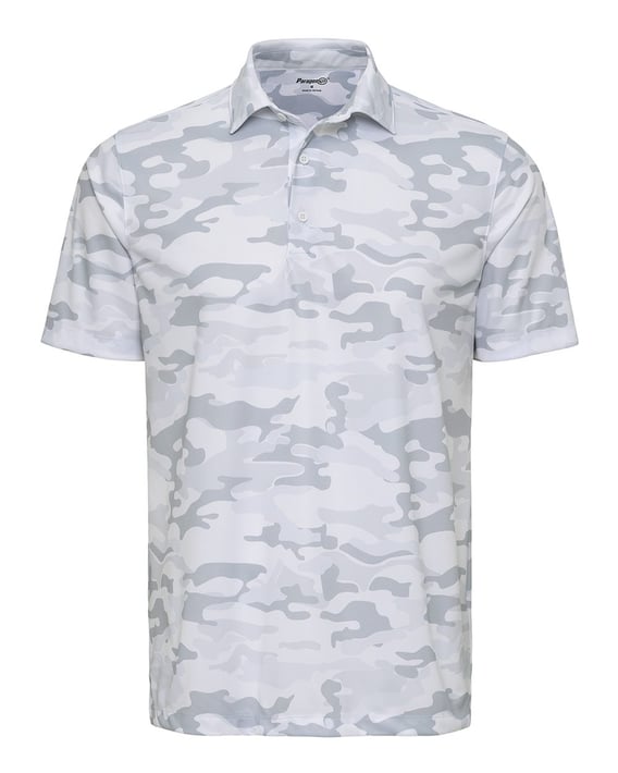Front view of Newport Camo Polo