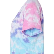 Side view of Women’s Tie-Dyed Crop T-Shirt