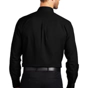 Back view of Tall Long Sleeve Twill Shirt