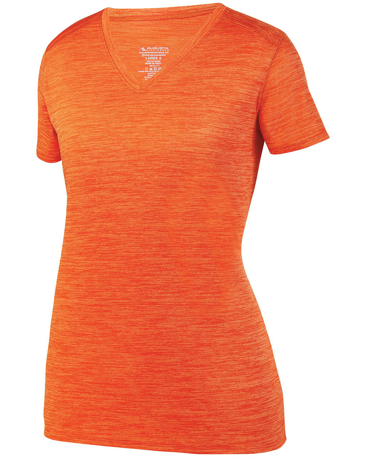Front view of Ladies’ Shadow Tonal Heather Short-Sleeve Training T-Shirt