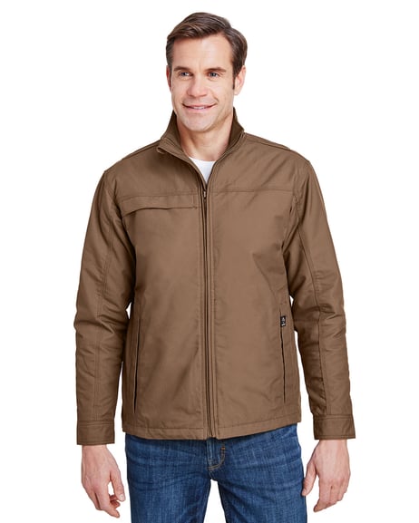 Front view of Men's 8.5oz, 60% Cotton/40% Polyester Storm Shield TM Canvas Sequoia Jacket