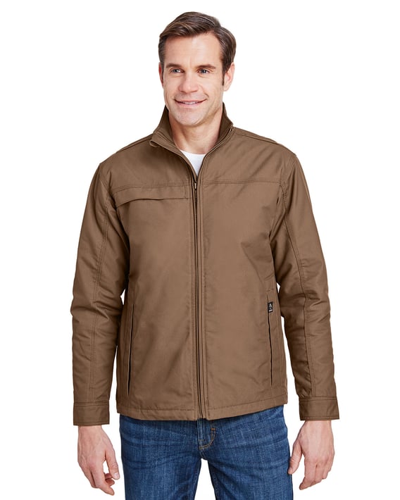 Front view of Men’s 8.5oz, 60% Cotton/40% Polyester Storm Shield TM Canvas Sequoia Jacket