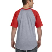 Back view of Adult Short-Sleeve Baseball Jersey
