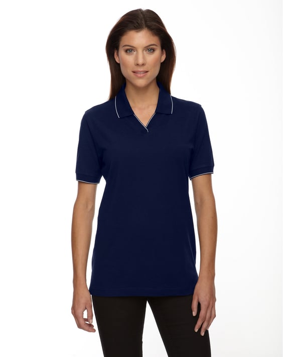 Front view of Ladies’ Cotton Jersey Polo
