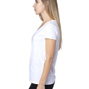 Side view of Women’s Ultimate CVC V-Neck T-Shirt
