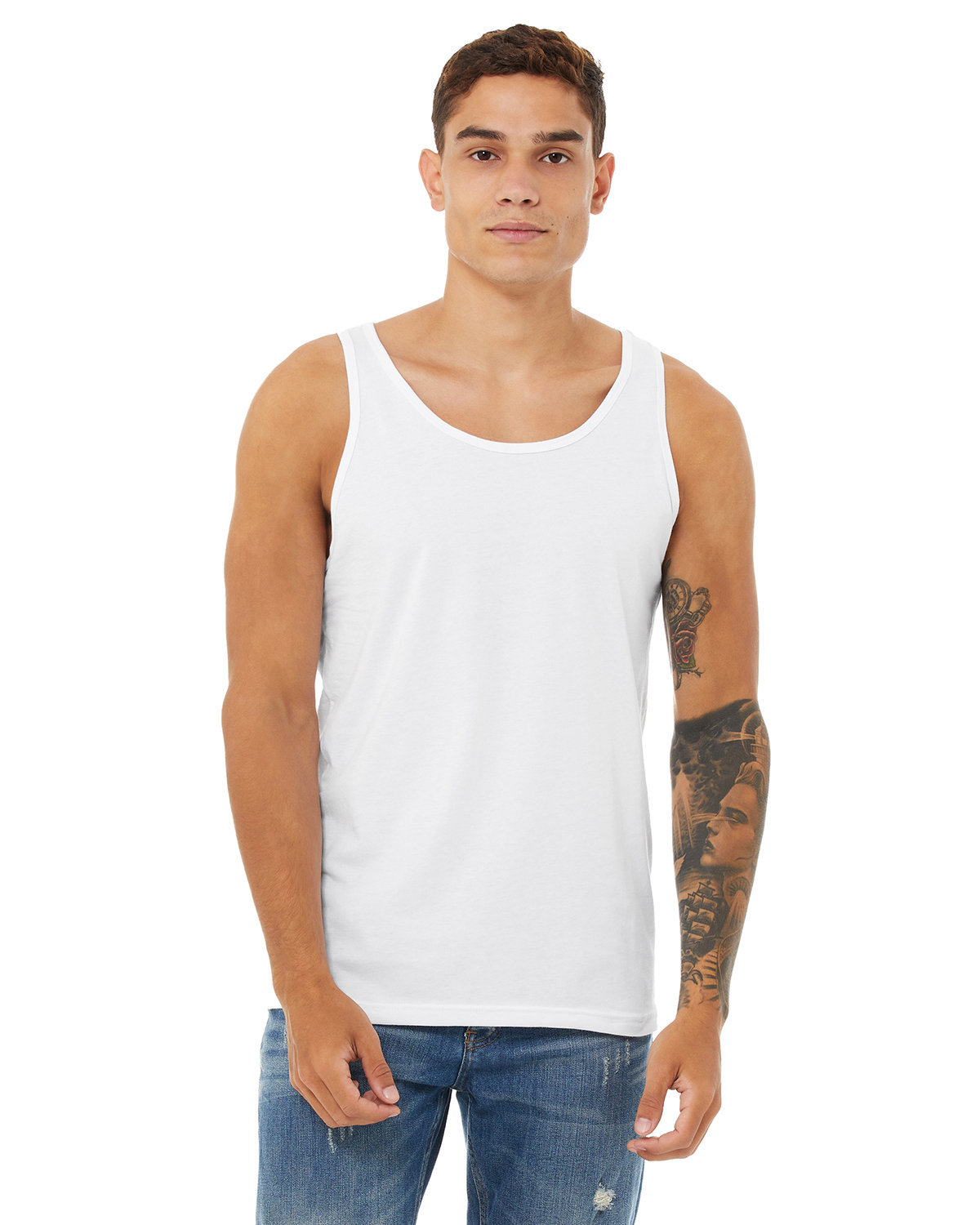 Front view of Unisex Jersey Tank