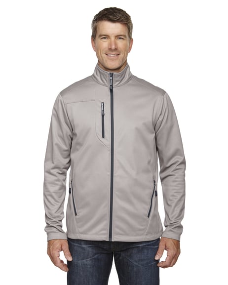 Front view of Men's Trace Printed Fleece Jacket